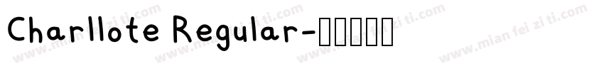 Charllote Regular字体转换